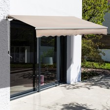 Garden patio manual awning - garden,
