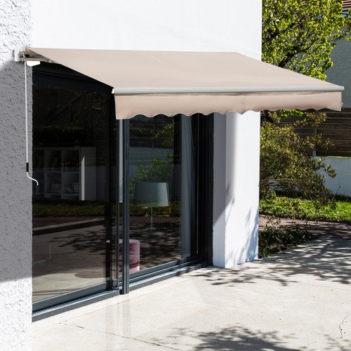 Garden patio manual awning - patio,