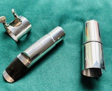Yanagisawa Silver Plated Metal Alto Saxophone Mouthpiece. 7 Tip Opening