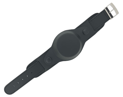 Premium black military cuff - black,