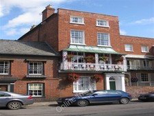 Photo 6x4 Wrought iron balcony Hereford Solid red brick property on Castl c2009