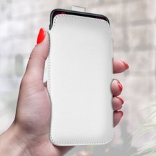Leather pull tab flip case - tab,