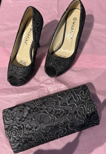 Wildfire open toe glitter - toe,