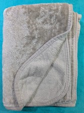 COLOROLL Style Grey Teddy Fleece Throw 180x150cm Cozy Soft Extra Warm