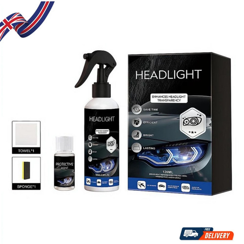 Car headlight restoration kit - headlight,