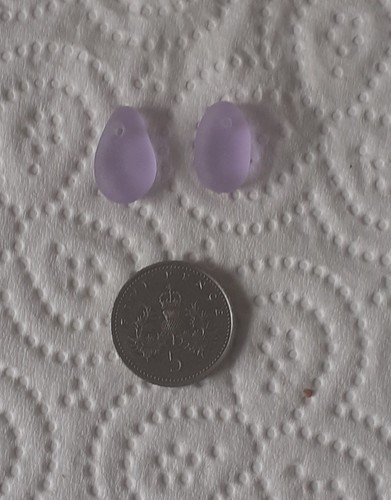 Purple pieces top drilled - 2,