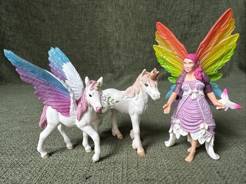 Schleich unicorn and - 2x,