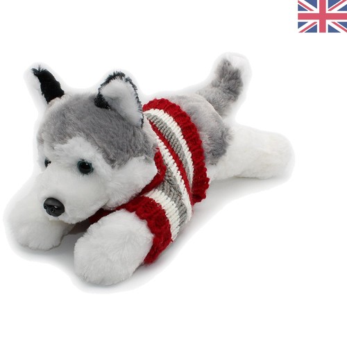 Poseable siberian husky - 12",