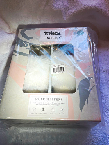 Totes toasties cream mule - totes,