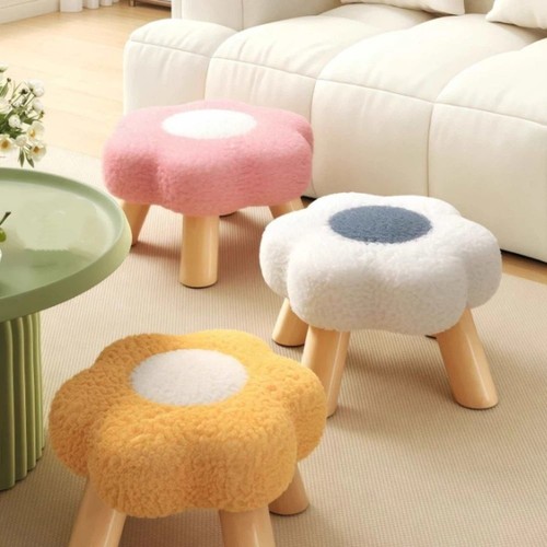 Wooden small sitting stool - wooden,