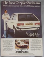 Chrysler Sunbeam Original advert No.3
