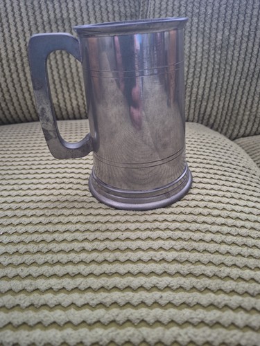 Vintage english pewter tankard - vintage,