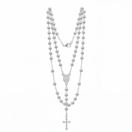 925 sterling silver rosary - sterling,