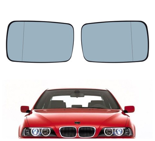 Blue heated rearview - blue,