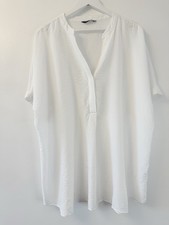 M&S White Short Beach Cover up