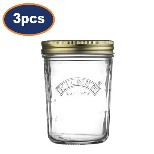 Kilner 3pc 350ml kitchen - 350ml,