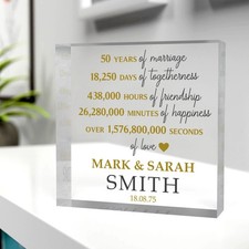 PERSONALISED Golden Wedding
