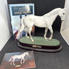 Royal Doulton Desert Orchid Race Horse Figure With Book