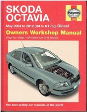 SKODA OCTAVIA SALOON ESTATE 1.9 2.0 DIESEL 2004-12 OWNERS WORKSHOP MANUAL *VGC*