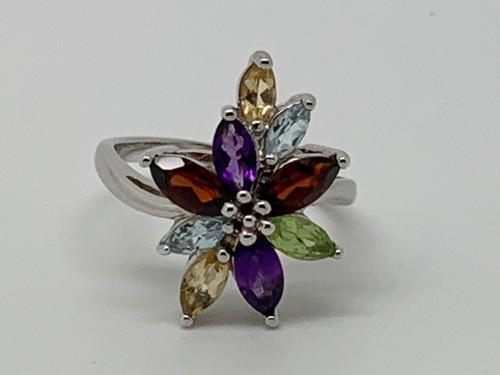 Multi gemstone marquise cut - gemstone,