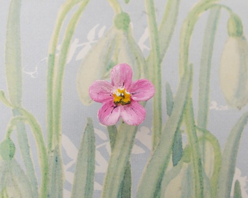 Tiny pink forget not tie - pink,