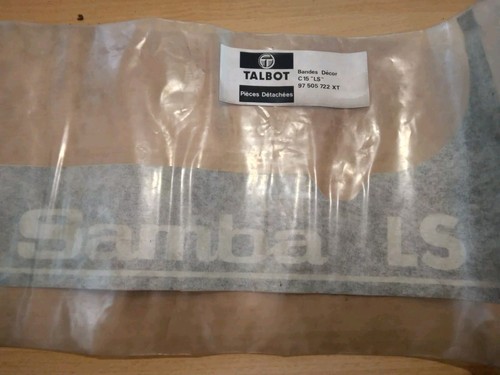 Talbot samba sticker trunk - ls,
