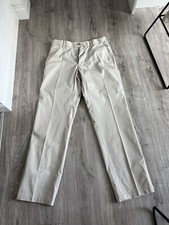 MENS BLUE HARBOUR STORMWEAR BEIGE FLEX WAIST CHINOS TROUSERS W 32 L 33