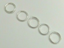 Solid 925 Sterling Silver Open Jump Rings Jewellery Making Findings 6mm X 5