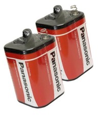 2 X 6 VOLT PANASONIC/ EVERD 6V BATTERY 996 PJ996 908 908S 4R25RZ/B TORCH LANTERN
