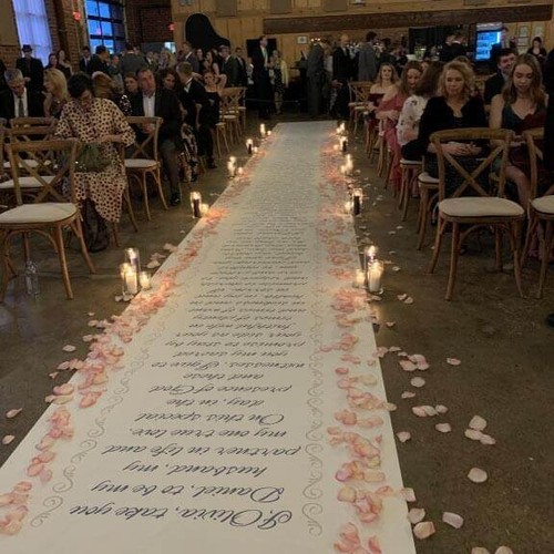 Custom wedding aisle - custom, runner