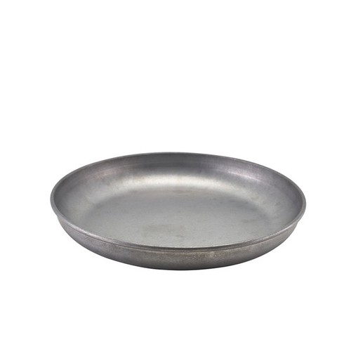 26cm vintage steel coupe plate - steel,