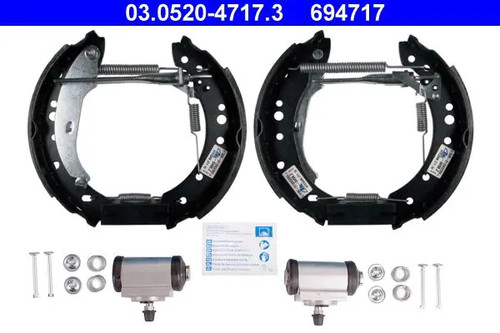 Brake shoes pre assembled - brake, pre-assembled