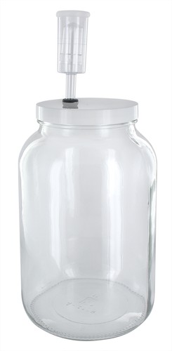 One gallon wide mouth jar - gallon, with