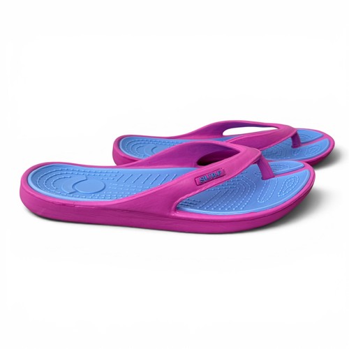 Surf pink blue flip flops - surf,
