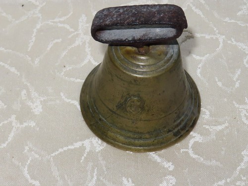Antique bronze bell goat - bell,
