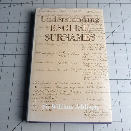 Understanding english surnames - understanding,