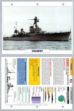 Colbert - 1928 - Cruisers - Atlas Warships Maxi Card