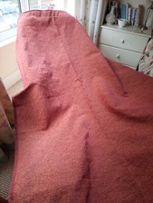 1 Curtain Heavy Terracotta Upholstery Material 54"W X 90"L  Excellent Condition