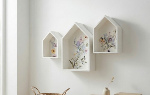 Botanical wall hanging - wall,