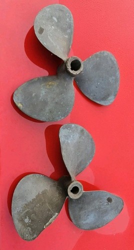 2pcs bronze boat propeller - bronze,