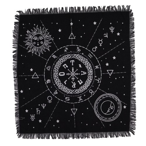 Esoteric fringed altar cloth - esoteric,