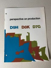 Caterpillar D9H D8K D7G