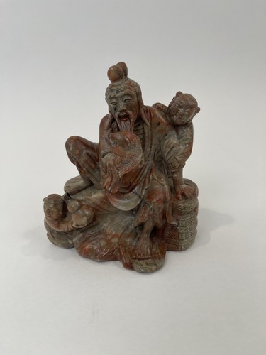 Vintage chinese soapstone - vintage, hand