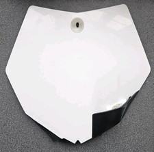 USED IN GOOD CONDITION KTM 85SX WHITE FRONT NUMBER PLATE 2013-2017 8658900002