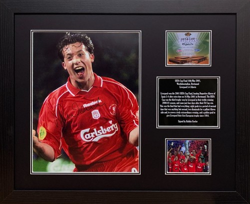 Framed robbie fowler - fowler, signed