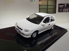1:43 Scale Model Vauxhall Corsa GSi Opel 1.6 Mk1 White 1994 Diecast Car