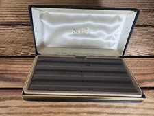 1970's Pilot Namiki three piece pen box with lift off insert and papers