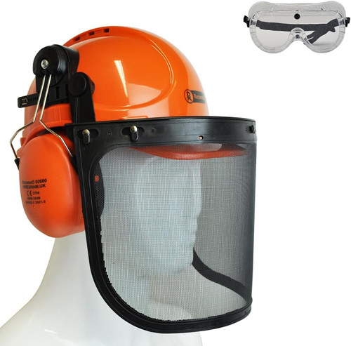 Chainsaw helmet forestry - chainsaw,