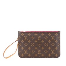 Louis Vuitton Monogram Neverfull GM Accessory Pouch M41180 Brown Pivoine Leather