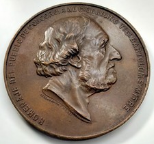 1901 ARGENTINA CONCORDIA TRIBUTE MEDAL TO BARTOLOME MITRE